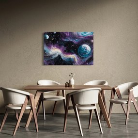 Obraz - Maľovaný vesmír (90x60 cm)