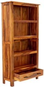 furniture-nabytek.cz - Luxusná knižnica 90x35x180 z masívu palisander