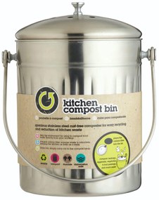 Kitchen Craft Nerezové vedro na kompost 5 l