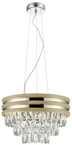 Luxusný luster Naica zlatá