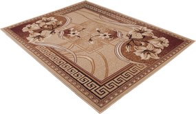 TA Koberec F743A TMAVOBÉŽOVÝ ATLAS PP Rozmer: 40x60 cm