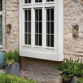 Hinkley HK-SAG-HARBOR-S-BU - Vonkajšie nástenné svietidlo HARBOR 1xE27/60W/230V IP44