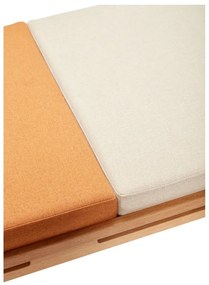 Oranžovo-krémová lavica Amber – Hübsch