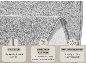 Svetlosivý okrúhly koberec ø 200 cm Fancy – Hanse Home