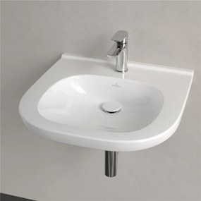 VILLEROY &amp; BOCH ViCare závesné umývadlo s otvorom, bez prepadu, 560 x 550 mm, biela alpská, 41195601