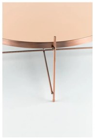 Konferenčný stolík v medenej farbe Zuiver Cupid XXL