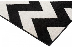 Kusový koberec Justina čierny 80x150 80x150cm