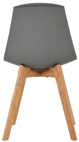 Jedálenská stolička Jill, biela