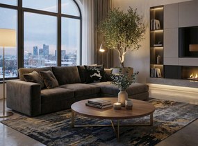 Tutumi Tutumi, obliečka na vankúš 45x45 cm, vzor BC21, čierna, NAZ-88012