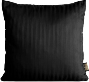 SATÉNOVÁ OBLIEČKA NA VANKÚŠ VERA 40X40 CM ČIERNA