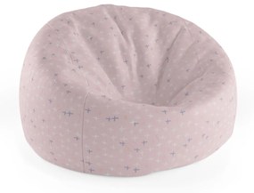 Sablio Sedací vak Cocoon Farebné krížiky - 75 x 45 x 35 cm