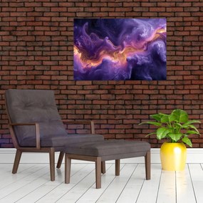 Obraz - Fialová hmlovina (90x60 cm)