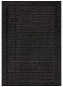 Flair Rugs koberce Kusový koberec Aruba Alfresco Weave Charcoal – na von aj na doma - 133x170 cm