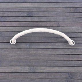 Bambusový košík na bielizeň s vekom, 72 l, sivý