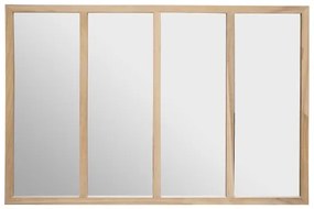 Atmosphera - Nástenné zrkadlo NAE 76x116 cm paulovnia