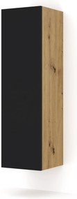 Skrinka Dual 120 (dub artisan + čierna). Akcia -20%. Vlastná spoľahlivá doprava až k Vám domov. 1124859