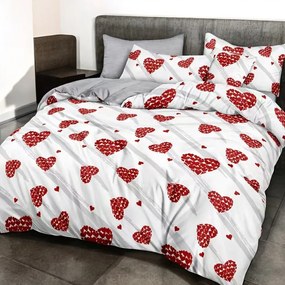 Posteľné obliečky Homa RELAN HEARTS 7-dielna sada 140x200 cm