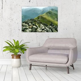 Obraz - Horská krajina (70x50 cm)