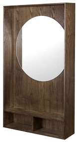 Hnedý vešiakový panel z dubového dreva 60x100x11,5 cm Show Me – Mette Ditmer Denmark