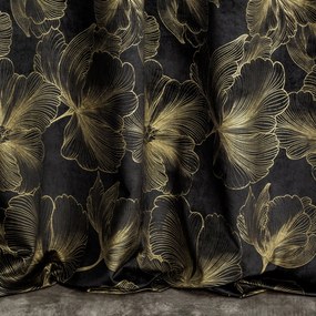 ZATEMŇOVACÍ ZÁVES NA PÁSKE STELLA 140X300 CM KVETY