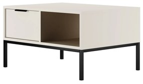 Konferenční stolek Austin 80 cm černý/bílý