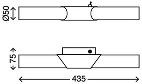 Briloner 2125-022 - Osvetlenie zrkadla SPLASH 2xE14/40W/230V