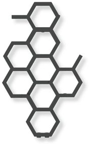 Terma Hex 821x486 vodný radiátor Soft 9005 ZX