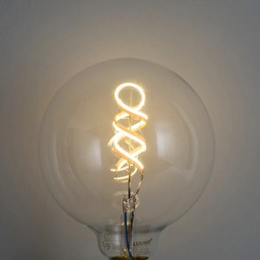 Sada 5 ks Inteligentné stmievateľné LED žiarovky E27 G125 RGBW 4W 250lm 2700K