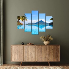 Obraz - Bora-Bora, Francúzska Polynézia (150x105 cm)