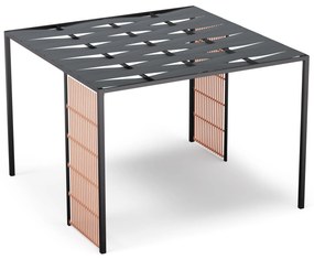 Blumfeldt Shade Cove Vert, pergola, 3 x 3 m, bočné steny, práškovo lakovaná farba, odolná voči poveternostným vplyvom