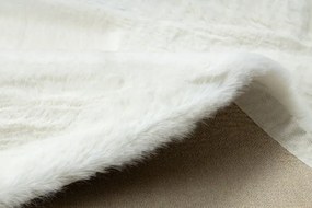 Koberec TEDDY NEW wool 45 krémový, kruh