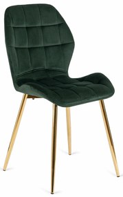 PROXIMA.store - Čalúnená jedálenska stolička LUCKY FARBA: zelená