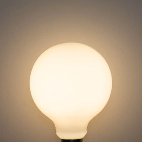 Sada 5 stmievateľných LED žiaroviek E27 opálové G95 5W 450lm 3000K