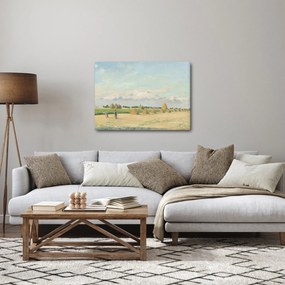 Obraz - Camille Pissarro, Landscape, Ile de France, reprodukcia (70x50 cm)