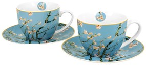 Porcelánová šálka s podšálkou Van Gogh Almond Blossom 250 ml sada 2ks