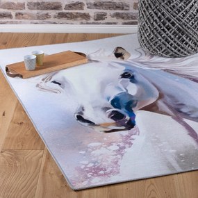 Obsession, AKCIA: 80x120 cm Detský kusový koberec Torino kids 235 WHITE HORSE, biela, detská izba