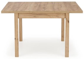 Rozkladací jedálenský stôl TIAGO SQUARE remeselný dub