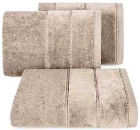 Dekorstudio Bavlnený uterák R137-05 svetlo hnedý Rozmer uteráku: 30x50cm