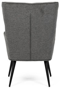 Relaxačné kreslo 315 GREY2, tmavošedé