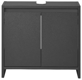 Livarno home Skrinka so zrkadlom Oslo + Skrinka pod umývadlo Oslo s 2 dvierkami + Vysoká skrinka Oslo do kúpeľne  (800011384)