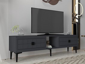TV stolík/skrinka Yutta (antracit). Akcia -14%. Vlastná spoľahlivá doprava až k Vám domov. 1144966