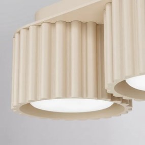Sollux SL.2630 - Bodové svietidlo AURA 3xGX53/10W/230V krémové