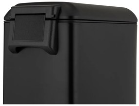 Matne čierny pedálový oceľový odpadkový kôš 20 l Design – Wenko