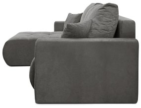 ROHOVÁ SEDAČKA TRAVIS WIND 21 ŠEDO HNEDÁ 277 x 143