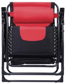 Delux zero gravity lehátko, rôzne farby, červená