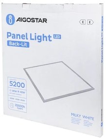 Aigostar - LED Podhľadový panel LED/40W/230V 3000K/4000K/6500K 60x60cm biela