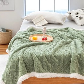 Hrejivá barančeková deka Homa KOBELA GREEN