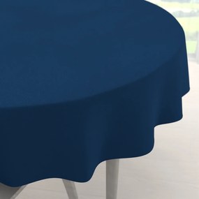 Biante Veľký dekoračný okrúhly obrus BKU-117 Námornícky modrý Ø 250 cm