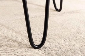 Dizajnový odkladací stolík Island 40 cm hnedá akácia