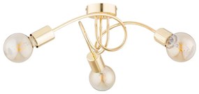 Prisadený luster FARTA 3xE27/60W/230V zlatá